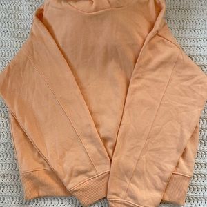 Peach hooded sweatshirt from target